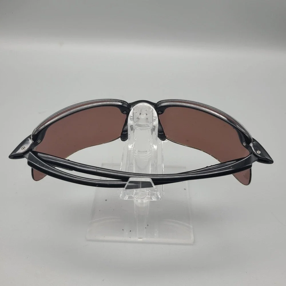 Maui Jim Turtle Bay MJ-411-02 Black Sport Sunglasses Bronze Polarized Lens Japan
